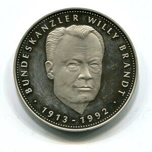 1992 Germany Willy Brandt Medal (b735-26)